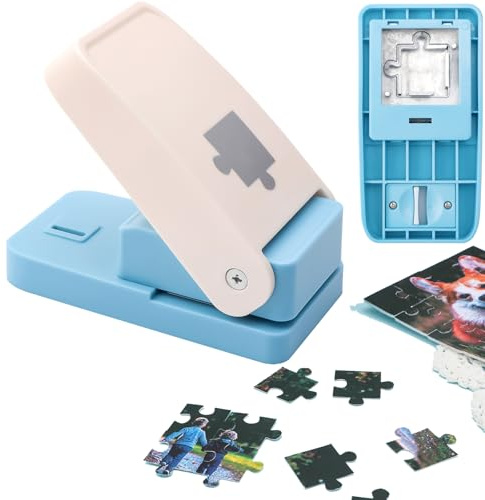 Puzzleteile, Puch-Maschine zum Dekorieren von Scrapbooking und Bastelprojekten, Mini-Puzzle-Macher, DIY-Puzzle-Schneider für DIY, Basteln, personalisiertes Puzzle, individuelle Bilder