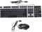 1Ensemble Clavier Souris Gaming Rétroéclairé RGB avec Keycaps Rétro Punk Résistance à Eau Accessoires Informatiques pour Joueurs