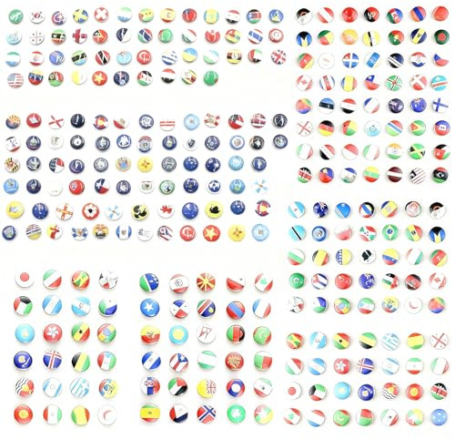 HARY 291Pcs World Flag Push Pins Epoxy Coated Map Pins for Cork Board – Travel Map Marker Set with Country Names, Teacher Geography Supplies, Christmas Birthday Gift for Men Women