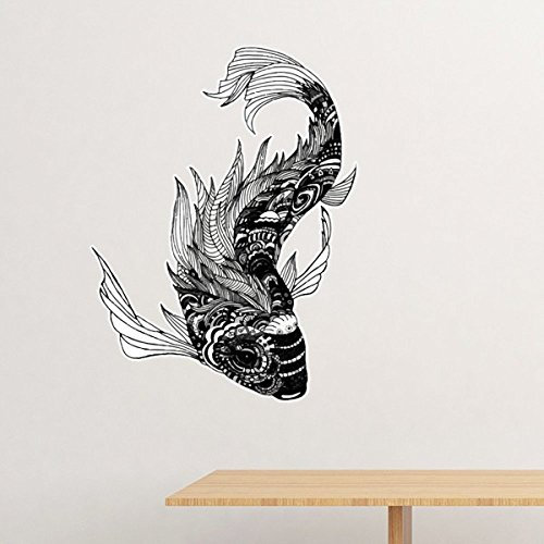 Meisterwerk die Classic der Berge und Flüsse China chinesische Figur Forellenschnur Zeichnen abnehmbarer Wandtattoo Kunst Aufkleber Wandbild DIY Tapete für Raum Aufkleber 60cm