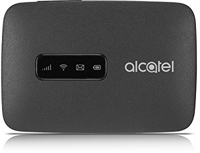 Alcatel LinkZone 4G 150 Mbps Wi-Fi Hotspot Router – Black (Renewed)