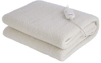 Bimar SCL11A Scaldaletto Singolo Termico Pisolo, 1 Piazza 150x80cm, Coperta elettrica in Tessuto Lana Sintetica. Riscaldamento Rapido 3 Livelli di Temperatura, Protezione da Surriscaldamento
