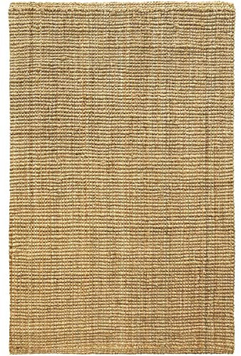 casa pura Natürlicher Jute-Teppich 120 x 180 cm – Moderner Wohnzimmer-Teppich - Naturfaser Jute-Teppich - Umweltfreundlicher gewebter Teppich für Küche, Flur, Schlafzimmer