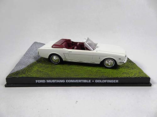 OPO 10 - Ford Mustang 1/43 James Bond 007 Auto aus dem Film Goldfinger (DY035)