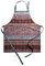 Maison d' Hermine Fair isle 100% Baumwolle 1-teilige Küchenschürze mit verstellbarem Hals und versteckter Mitteltasche, Langen Krawatten für Frauen/Männer, Kochen, Thanksgiving/Weihnachten (70 x 85cm)