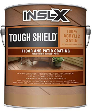 INSL-X CTS33089A-01 Tough Shield Floor and Patio Paint, Gray Pearl, 128 Fl Oz