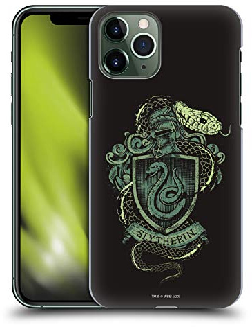Head Case Designs Offizielle Harry Potter Slytherin Deathly Hallows XIV Harte Rueckseiten Handyhülle Hülle Huelle kompatibel mit Apple iPhone 11 Pro