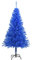 vidaXL Künstlicher Weihnachtsbaum mit Ständer Christbaum Tannenbaum Dekobaum Kunstbaum Weihnachten Dekoration Weihnachtsdeko Blau 150cm PVC