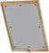 Tende Per Lucernai 100x150cm Poliestere, Con Ventose, Tende Oscuranti Per Finestre Tendina Finestra A Vetro per Tetti Termica -Grigio