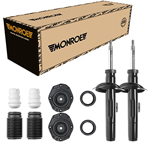 Monroe 2 Stoßdämpfer Vorne + Domlager und Staubschutz für Citroen Berlingo Mx