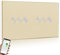BSEED WiFi Interruptor Persiana Doble Oro,1 Gang 1 Vía Interruptor de Pared Smart Compatible con Alexa y Google Home, Control por APP o Voz, Función de Temporizador, Requiere Cable Neutro