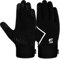 SAWANS Kinder Laufsporthandschuhe Radfahren Jungen Winter Touchscreen Thermo Kinder Mädchen Winddicht Outdoor Anti-Rutsch-Handschuhe Warm Fahrradfahren Fußball Gehen (Schwarz, S (5-6 Jahre))