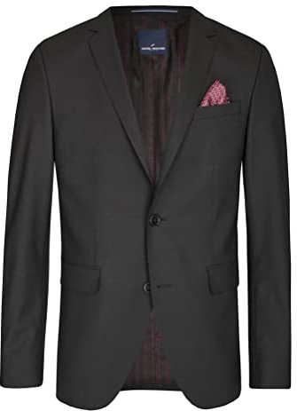 HECHTER PARIS Herren Jacket NOS XTEN SF Blazer, schwarz, 58