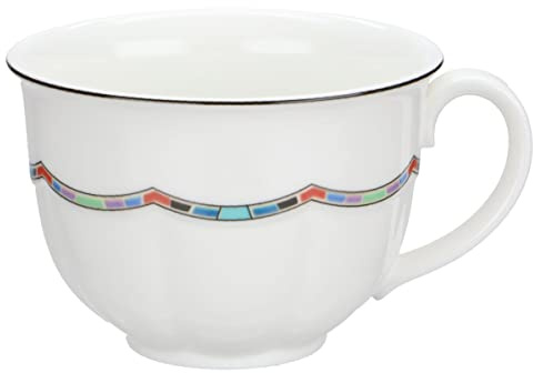 Villeroy & Boch Kaffeetasse Izmir Bone China 16 ounces Weiß oder Elfenbein Klassiker Porzellan Tasse Suppe gegossen