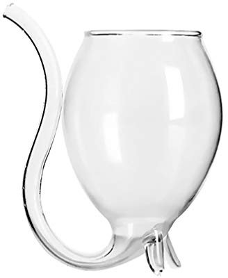 Beavorty Red Wine Glass 300ml Creative Drinking Glasses Large Size Set of 4 for Bar Restaurant