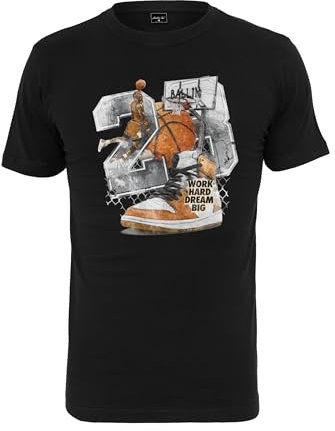 Mister Tee Herren T-Shirt Vintage Ballin Tee Black L