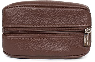 Hexagona - Porte-Monnaie - pour Homme - Collection Confort - Chocolat - en Cuir