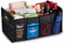 All Ride Kofferraum Organizer - 50 x 32 x 70 CM - Organizer Auto mit 2 Große Fächer und Einsätze - Organisieren von Auto Zubehör - Faltbarer Kofferraumtasche - Schwarz