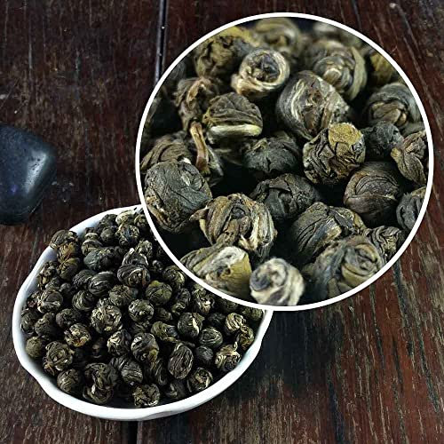 Thé Chinois Perle de Jasmin Bon Thé Vert Jasmin Dragon Perle Vert Bio (250g)