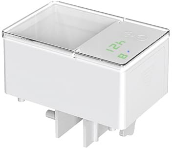 Automatischer Fischfutterautomat, 150ml, Feuchtigkeitsbeständig, Präzisionsfütterung, Fischfutter Automatischer, Urlaubs Futterautomat mit LED Timer zum Füttern von Fischen und Schildkröten