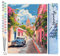 Figured'Art Peinture par Numéro Adulte Voiture classique à Mexico - Activité Manuelle Kit de Loisir Créatif DIY Numéro d'Art Complet - 40x50cm sans châssis en bois