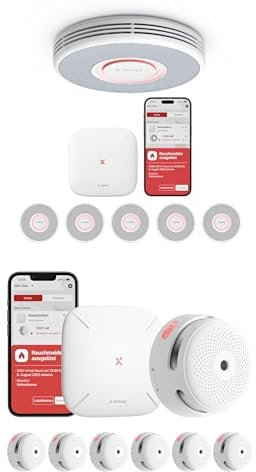 X-Sense Rauchmelder XS0B-MR und FS61, miteinander vernetzbar
