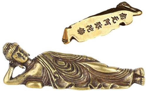 Liegende Buddha Statue Wetterfest Buddha Figur Garten Statue Metall Buddha Statue Meditation Zen Und Feng Shui Dekoration Schlafen Buddha Skulpturen Für Zuhause Outdoor Kunsthandwerk Ornament