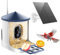 SOLIOM BF02 Bird Feeder with Camera Wireless Outdoor, 2K HD Wild Bird Watching Cam with Full Color Night Vision, AI Identify Bird Species, Live View, Instant Notifications with 3W Solar Panel