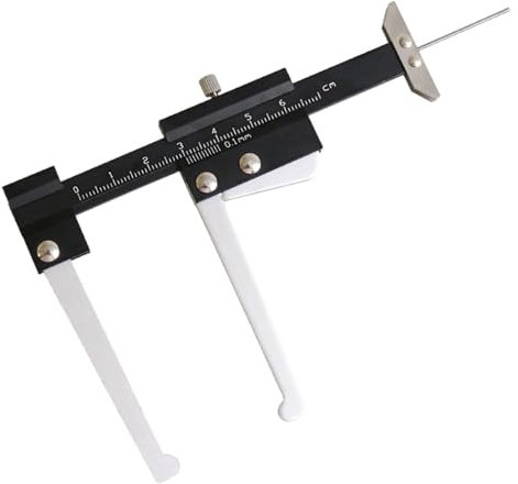Bremstiefenmesser, automatisches Bremswerkzeug, Bremsscheiben-Messschieber, metrischer Messschieber, Bremsscheiben-Messschieber, genaues Messlineal, manuelles Bremsmikrometer, Profiltiefenmesser