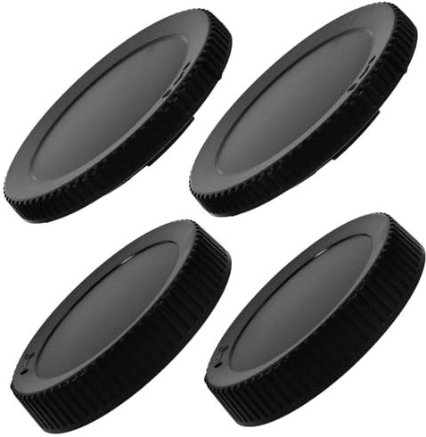 BELLIFFY Camera Lens Cap Replacement Black Screw Caps Covers Protective Cover Lens Camera
