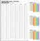 Habit Tracker, diario giornaliero di 6 mesi per obiettivi e abitudini, diario motivazionale per obiettivi quotidiani e obiettivi motivazionali, 40,6 x 58,6 cm