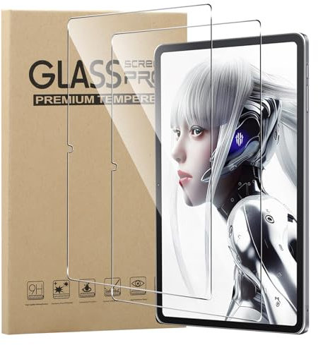 MEMELOKA Vetro Temperato per RedMagic Nova Gaming Tablet/RedMagic Pad Pro, 2 Pezzi Durezza 9H Antigraffio HD [Anti-Impronta][Senza Bolle] Pellicola Protettiva