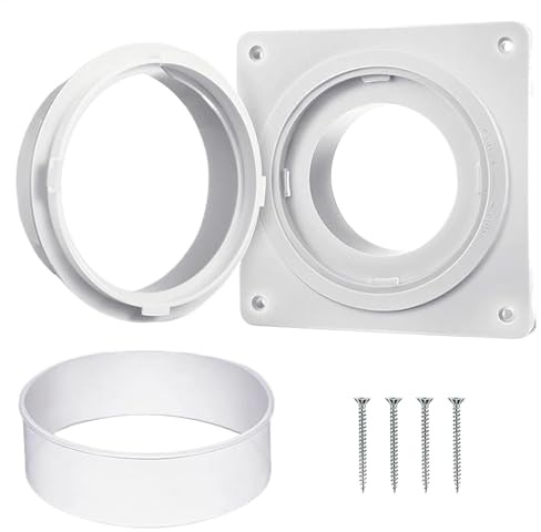 Raccord de purge pour sèche-linge - Raccord de canal flexible | raccord d'extension de tuyau, adaptateur de purge | Ouverture d'évacuation d'air de haute qualité, facile à installer, tuyau