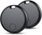Air Tag Tracker Bluetooth Item Finder-2 Pack，Compatible with Apple Find My APP (iOS Only) Replaceable Battery, IP67 Waterproof, Suitable for Luggage, Bags, Wallets, Backpacks, Keys Tracking Tag, Black