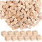 KOCKSHION 500 Stück Block Würfel selber machen unvollendet Würfel bauen Würfel zählen Hartholz Mosaik leer für Holzblöcke Holzwürfel Holzbausteine Holzquadrate Bastelwürfel aus Holz hölzern