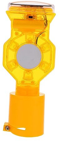 LALADEFIEE Luz De Advertencia Solar Led Batería Resistente Al Luz De Emergencia Luces Led Carga Solar