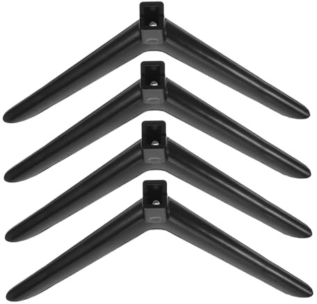 HYTROVE 2pairs Plastic Tv Stand Base Replacement Screws for Tabletop Monitors Pack for Tvs and Portable Stand Use