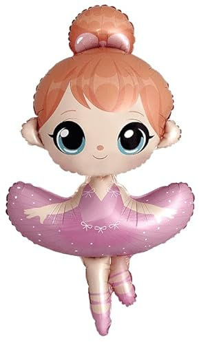 Folienballon Ballerina 117 cm Folienballon Party Dekoration