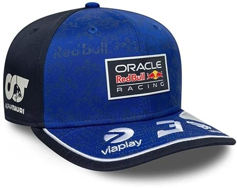 Red Bull Racing F1 Team, Offizieller Merchandise-Artikel 2026, MV3 Drivers Kinder Jugend Baseballkappe, Stretchverschluss, verstellbar, Blau