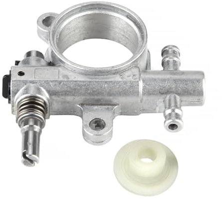 DEWIN Pompa for Sega a Catena Pompa Olio, Vite Senza Fine Ingranaggio 2500/3800 Pompa Olio Motosega Accessori for Ingranaggi a Vite Senza Fine for Motoseghe 25CC / 38CC