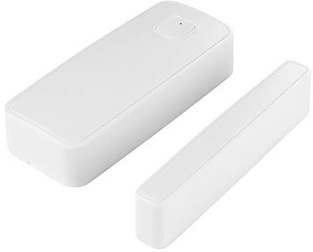MHCOZY WiFi inalámbrico Sensor de Ventana de Puerta, Sensor magnético de Seguridad Detector Abierto Cerrado, Compatible con Alexa y Google Home
