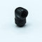 Raccord de Tube Rotatif à Angle de 90 °, Adaptateur de Tube Rotatif à 360 °, connecteur coudé à Filetage G1/4 de 2 '' pour système de Refroidissement par Eau PC(Noir)