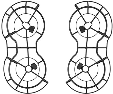 DJI Mini 2/Mini SE 360° Propeller Guard - Drone Protection Cage, Accessory for Safety During Flight, Flight Time 18 Minutes, Circular Parahelials - Black