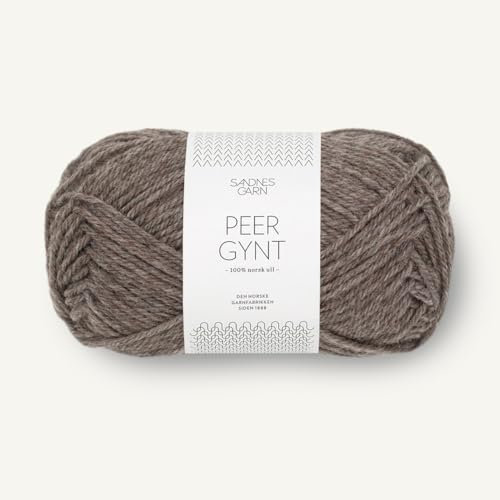 Sandnes Garn - Peer Gynt - 50 g - 91 m - medium Brown Mottled 2652 SG1101-2652 Braun