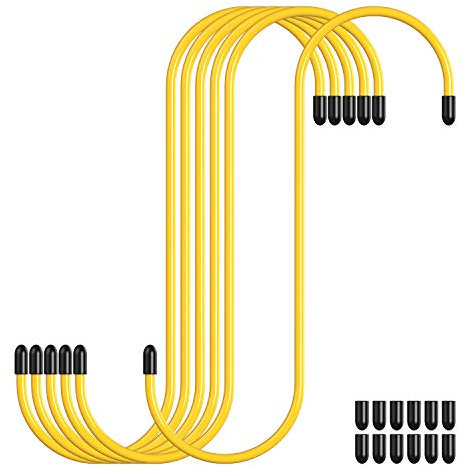 Bac-kitchen 6 Pack Brake Caliper Hangers Brake Caliper Hooks with Rubber Tips Hanger for Automotive Tool Use for Braking Bearing Axle and Suspension Work Reduce Possible Damage to Brake Hoses
