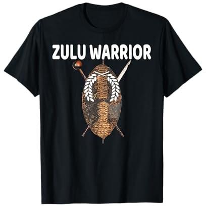 Zulu Warrior Shaka King African Tribe Africa Pride Zulu T-Shirt