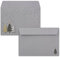 50x Briefumschläge DIN C6 in Grau mit Weihnachtsbäumen in Scratch-Optik - Haftklebung mit Abziehstreifen - 114 x 162 mm - 80 g/m² - Weihnachtsumschläge mit Motiv für Firmen und Privat