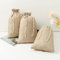 HERZWILD Jutesäckchen Säckchen Jutebeutel, Stoffbeutel Geschenksäckchen Sack Beutel f. adventskalender (beige-20X30cm-12pcs)