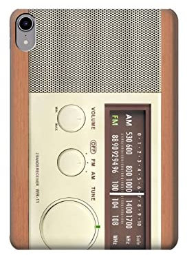 FM AM Wooden Receiver Graphic Tablet Case Cover Custodia per iPad mini 6 7, iPad mini (2021,2024)