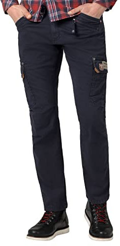 Timezone Herren Regular RogerTZ Freizeithose, total Eclipse, 38/36